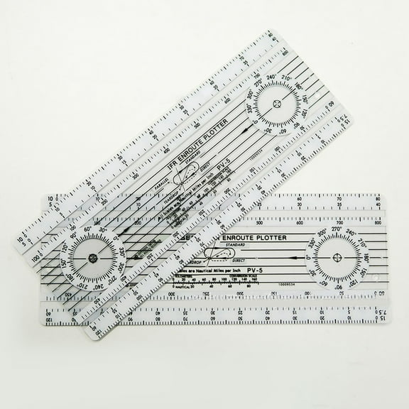 Marine Navigation Slide Rule Abs Plastic Measuring Tool For Surveying Blue Or Clear 9.84X3.94 Inches Ergonomic Parallel Ruler Transparent