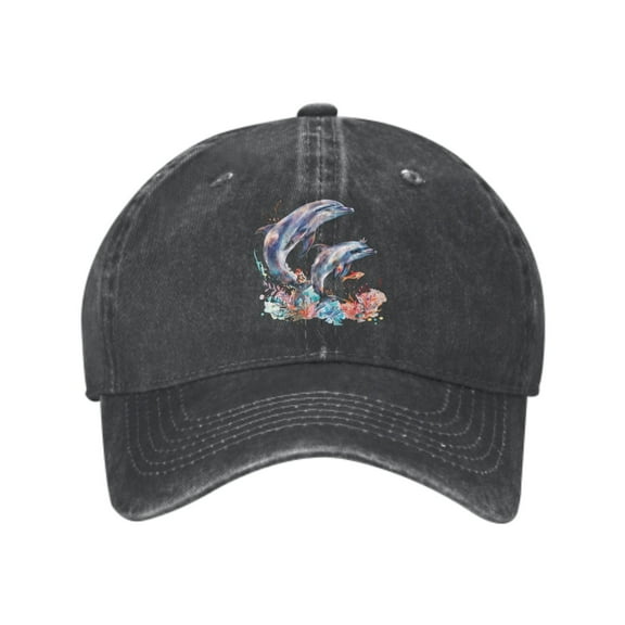 Marine Organism Baseball Caps for Men Women Adjustable Casual Trucker Hats for Fishing Outdoor Activities Fashion Hats