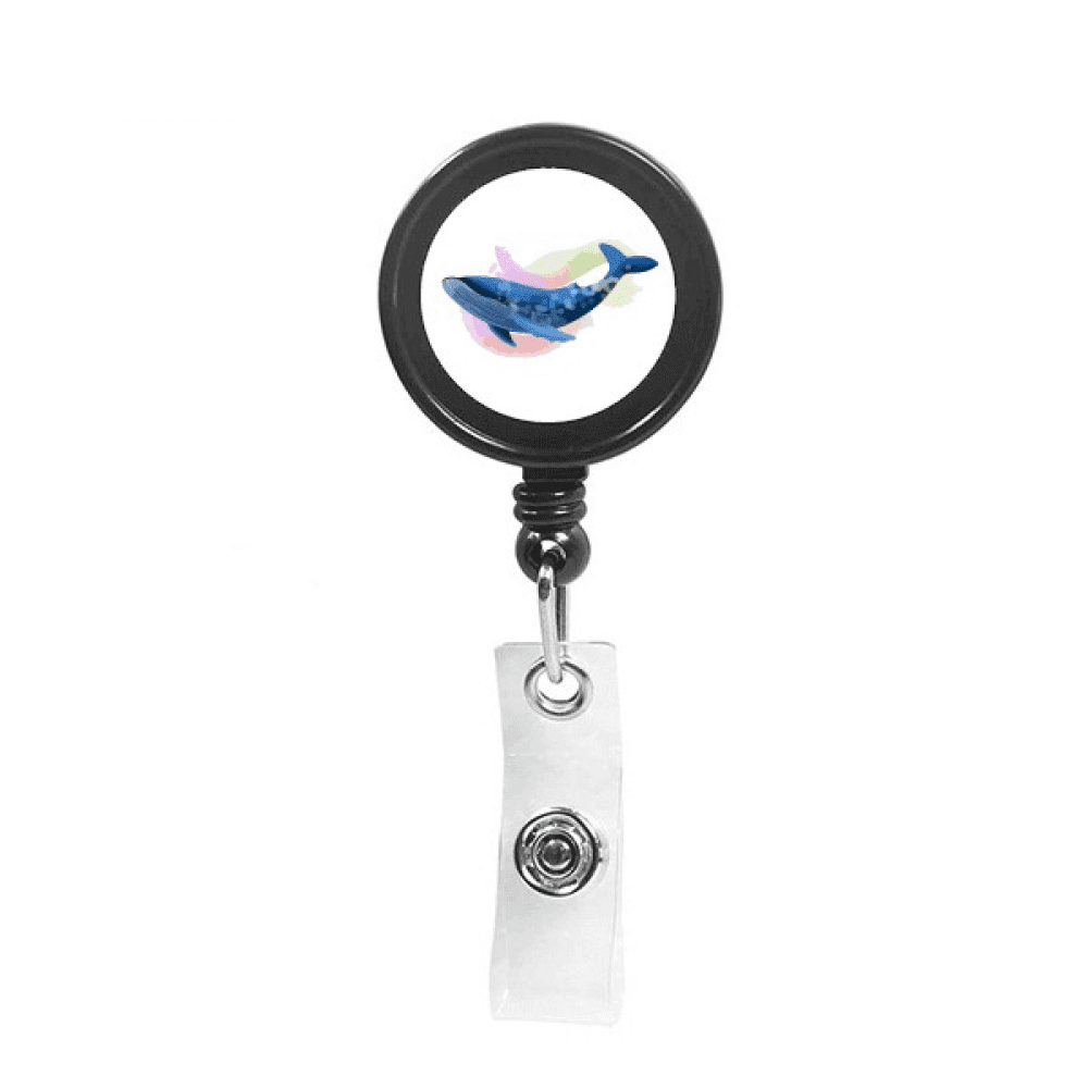 Marine Organism Cetacean Ehale Retractable Keychain Badge Holder ID Badge