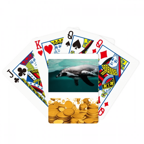 Marine Organism Ocean Animal Photography Gold Playing Card Classic Game