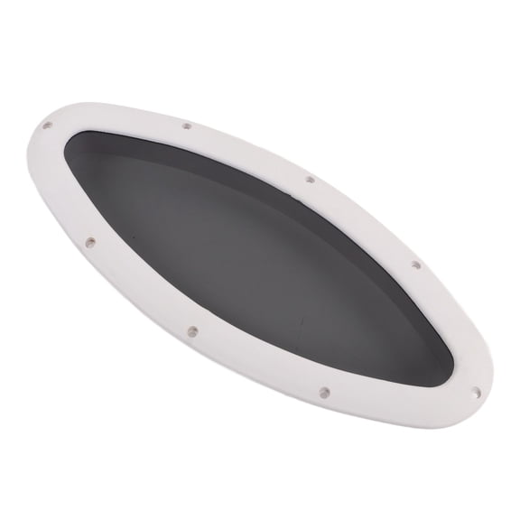 Marine Oval Portlight Window 18.3 x 7.9 inch Anti-UV Waterproof Hatch for Yacht Boat Cabin