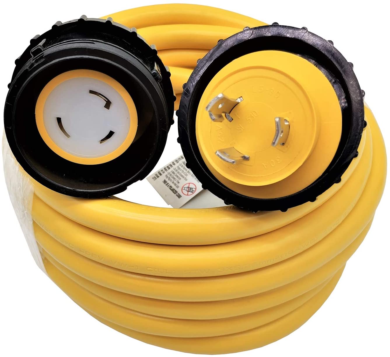 Marine & RV & Boat Shore Power Extension Cord, NEMA L530 Lock 30A