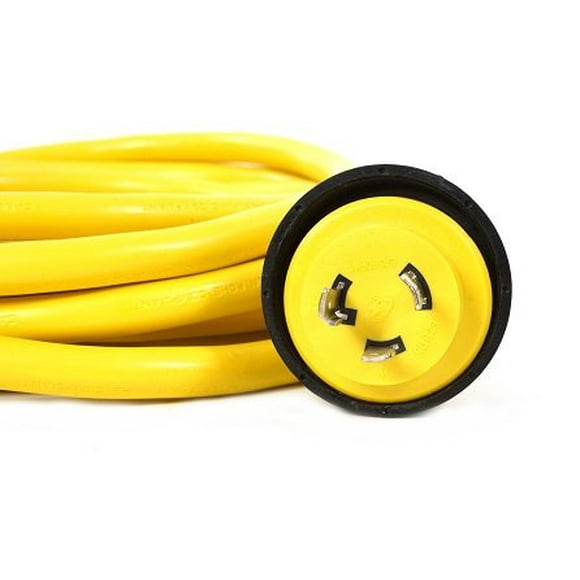 Marine & RV Cords 125v 30 amp x 50' Marine Shore Power Boat Extension Cord, 50 ft - 21315