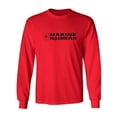 thumbnail image 1 of Marine Raiders Black Ink Adult Long Sleeve T-shirt, 1 of 3