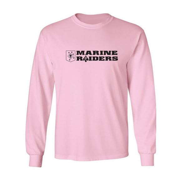 Marine Raiders Black Ink Adult Long Sleeve T-shirt