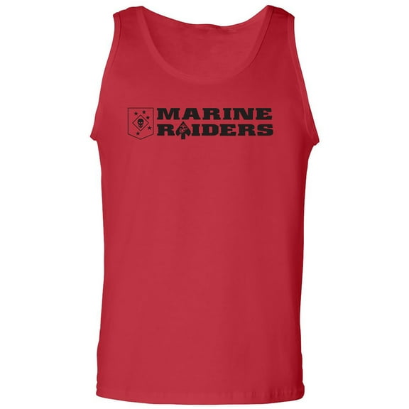 Marine Raiders Black Ink Adult Tank Top