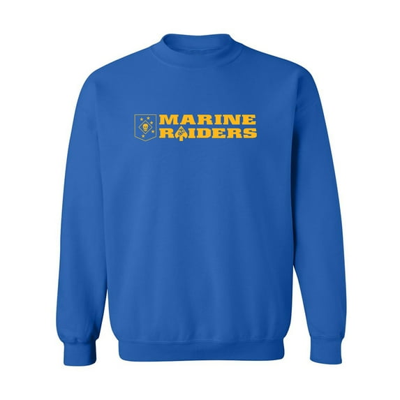 Marine Raiders Gold Print Crewneck Sweatshirt