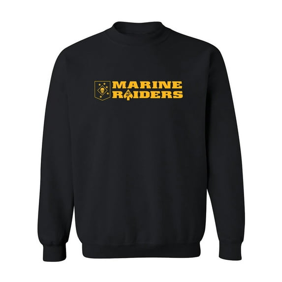 Marine Raiders Gold Print Crewneck Sweatshirt