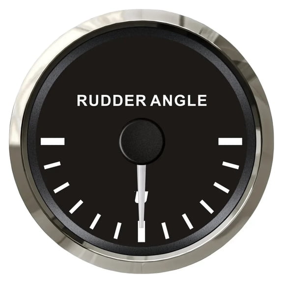Marine Rudder Angle Gauge Boat Rudder Indicator 87-900ohms 52mm ,Easy to Calibrate
