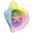 thumbnail image 1 of Marine Sea Shell Squishy for Adults Blue Glitter Sensory Gadget Malleable Conch Silhouette Office Desk Accessory Rebound Pressure Relief Tool 1 Pack, 1 of 5