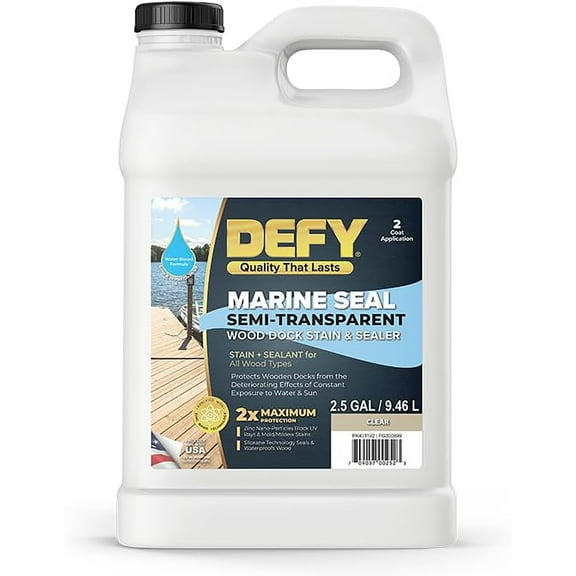 Marine Seal Dock Stain & Sealer Clear 2.5gal