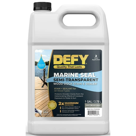 Marine Seal Dock Stain & Sealer Driftwood Gray gal