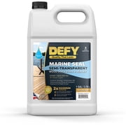 Marine Seal Wood Dock Stain & Sealer - Semi-Transparent Stain for Marinas, Boat Docks, Piers 1 Gallon, Natural Pine