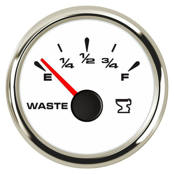 Marine Sewage Level Gauge 52MM 0-190ohm Boat Sewage Tank Level Indicator Gauge Auto Truck RV Yacht 7 Color Backlight 9-32V
--------
, Stable Output Signal