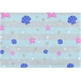 thumbnail image 1 of Marine Shell Starfish Bathroom Rug Rectangular Bath Mat Non Slip Bath Rugs Absorbent Shaggy Bathmats for Sink Shower 16" x 24" Home Decor, 1 of 7