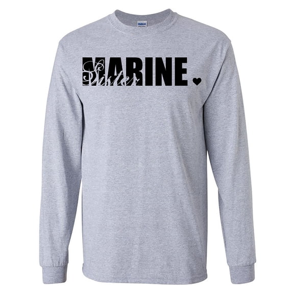 Marine Sister Long Sleeve T-Shirt