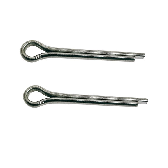 Marine Stainless Steel Cotter Pin Clip Split Pin Hardware 3/32" x 3/4", 2 Pcs