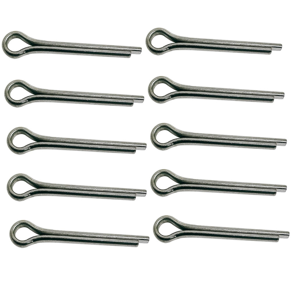 Marine Stainless Steel Cotter Pin Clip Split Pin Hardware 5/16" x 2-1/2", 10 Pcs