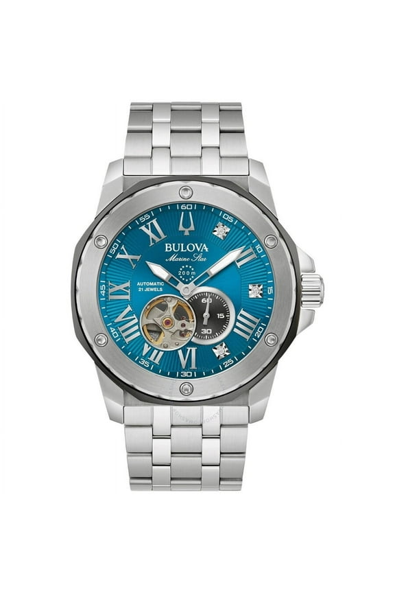Marine Star Marc Anthony Automatic Diamond Blue Dial Men's Watch