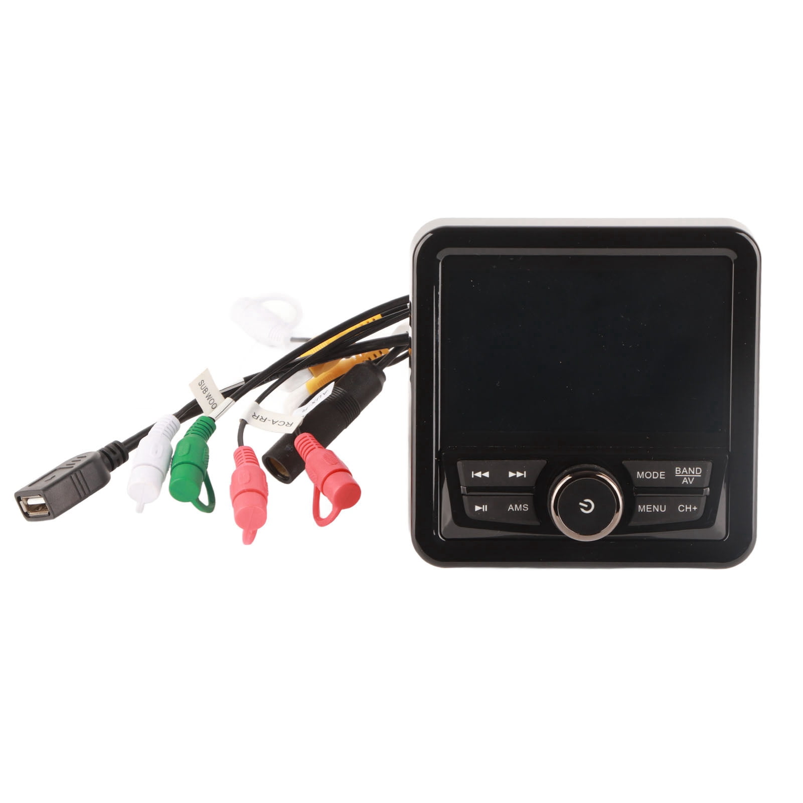 Marine Stereo, Waterproof Boat Receiver, Digital Display Car Marine Boat Stereo Media Player