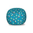 thumbnail image 1 of Marine Storage Toy Bag Chair, Cartoon Colorful Boats in Style Swirly Waves Shapes Design, Stuffed Animal Organizer Washable Bag, Large Size, Multicolor, by Ambesonne, 1 of 3