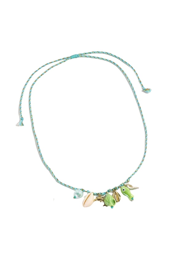 Marine Styles Ceramic Starfishes Shell Beaded Necklace Lightweight Design Ideal For Casual Dresses And Pool Party Wear