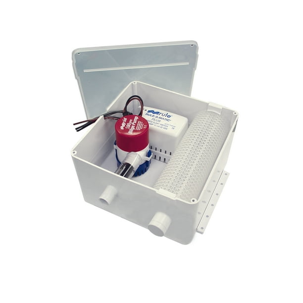Marine Sump System 500 Gph 12v Rule Shower Drain System for Boats