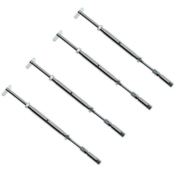 Marine Swageless & Drop Pin Turnbuckle For 1/8" Cable Wire,Stainless Steel 4 Pcs
