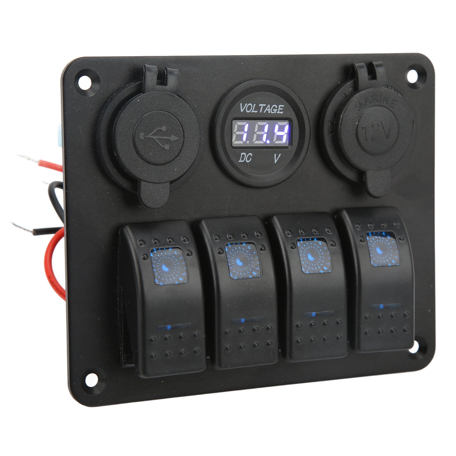 Marine Switch Panel, Easy Installation Durable Voltage Monitoring