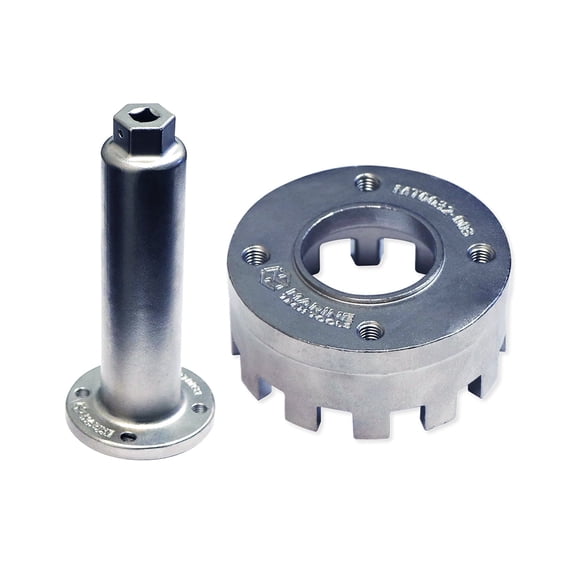 Marine Tech Tools Bearing Retainer Wrench + Handle, Replaces Mercury 91-61069