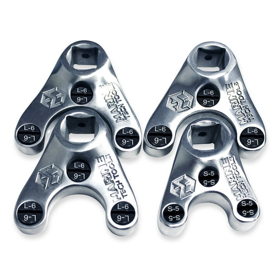 Marine Tech Tools Mercury Trim Tilt Pin Spanner Wrench Set, Fit Mercury Verado 175-350hp, Mercury Four Stroke 40-115 & 150hp, and Mercury Optimax, Mercury Outboard Tools