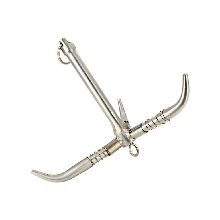 Marine Three-claw Anchor Hook Fork Hook Flying Tiger Claw Folding 316  Stainless Steel Water Grass Knife Sleeve Hook Hardware Accessories --------  for Boat - Walmart.com