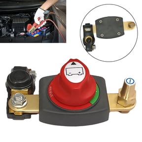 Marine Top Post Battery Disconnect Switch 12V-48V Negative Pole Extension Power Off Switch Car Battery Disconnect Switch