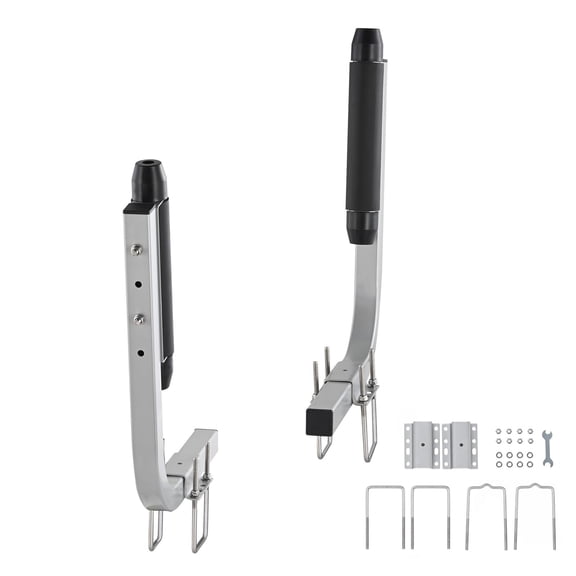 Marine Trailer Guide Set, 20.5' Flexibly Adjustable Poles, Pair of Steel Anti-Rust Guides, Durable Roller Support for Ski, Fishing, or Sailboat Trailers 2024