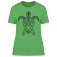 thumbnail image 1 of Marine Turtle Art T-Shirt Women -Image by Shutterstock, Female Large, 1 of 2
