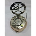 thumbnail image 1 of Marine Vintage Nautical Sundial Compass 4.5 Inches With White Leather Case, 1 of 3
