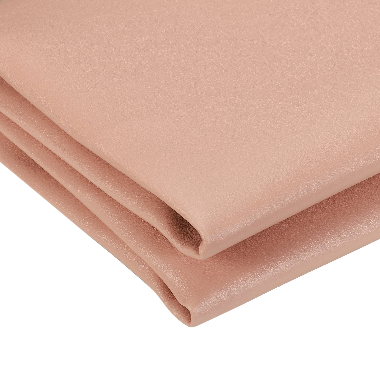 Uxcell Marine Vinyl Fabric, 54 Inch 1 Yard Upholstery Faux Leather Soft Waterproof Sheets Fabric for Crafts DIY Sewings Sofa Wallets Handbag Car, Pink