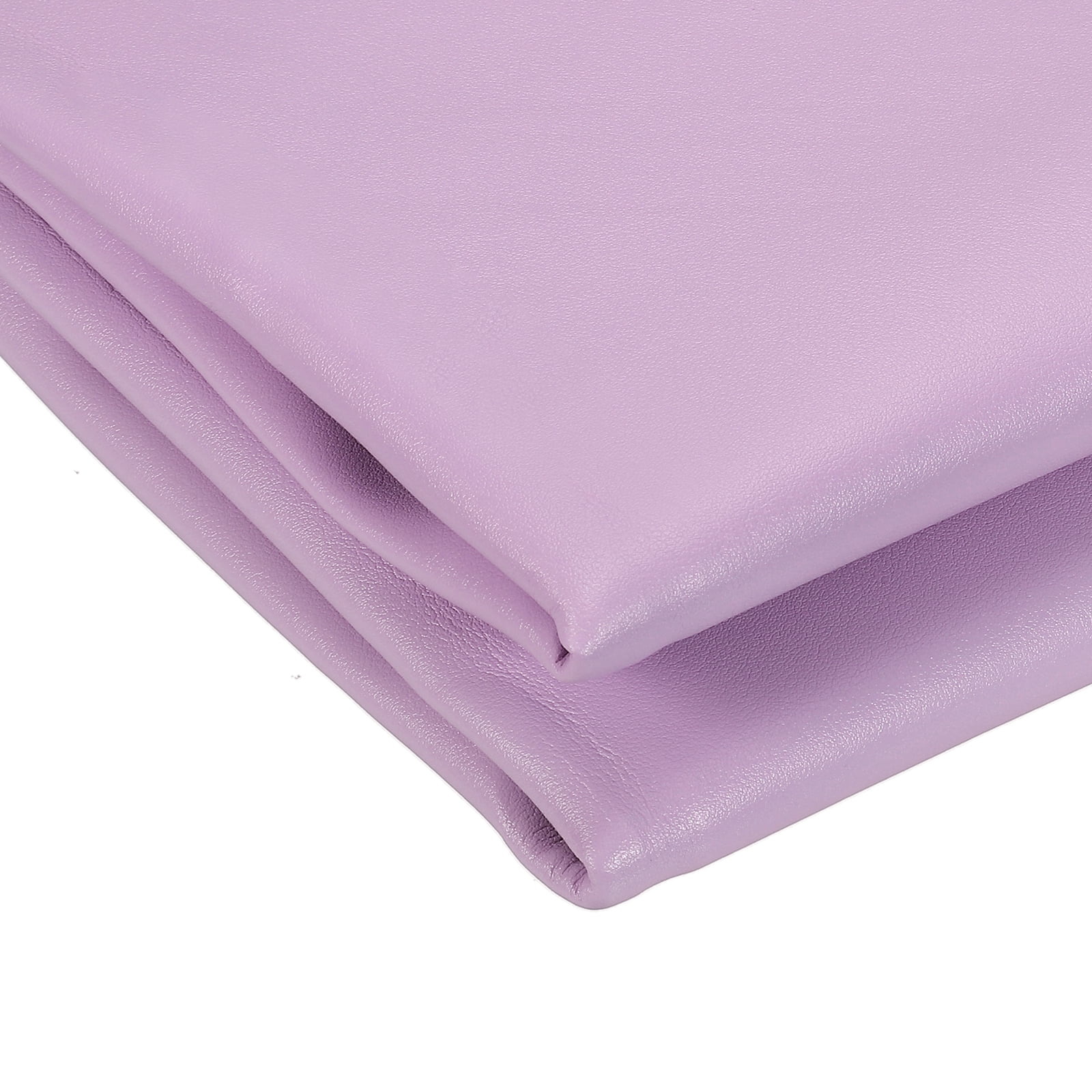 Uxcell Marine Vinyl Fabric, 54 Inch 1 Yard Upholstery Faux Leather Soft Waterproof Sheets Fabric for Crafts DIY Sewings Sofa Wallets Handbag Car, Purple