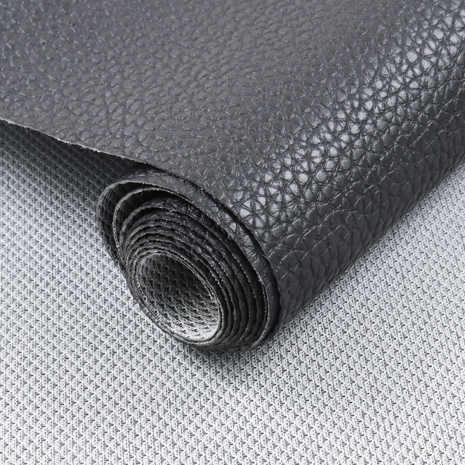Marine Vinyl Lychee Faux Leather Waterproof Leather Fabric for Upholstery Decoration Sewing