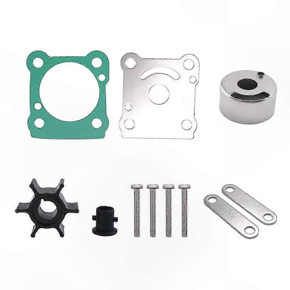 Marine Water Pump Impeller Kit for 6-8 HP Outboard Engines Replacement Parts
