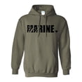 thumbnail image 1 of Marine Wife Hooded Sweatshirt, 1 of 3