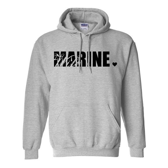 Marine Wife Hooded Sweatshirt