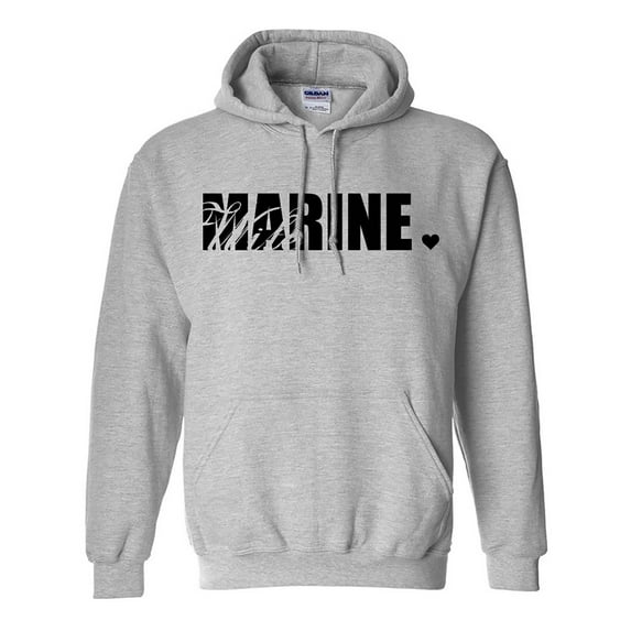 Marine Wife Hooded Sweatshirt