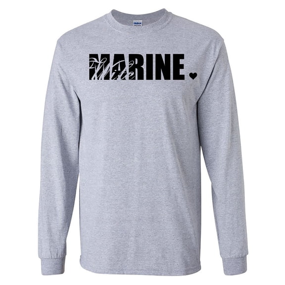 Marine Wife Long Sleeve T-Shirt