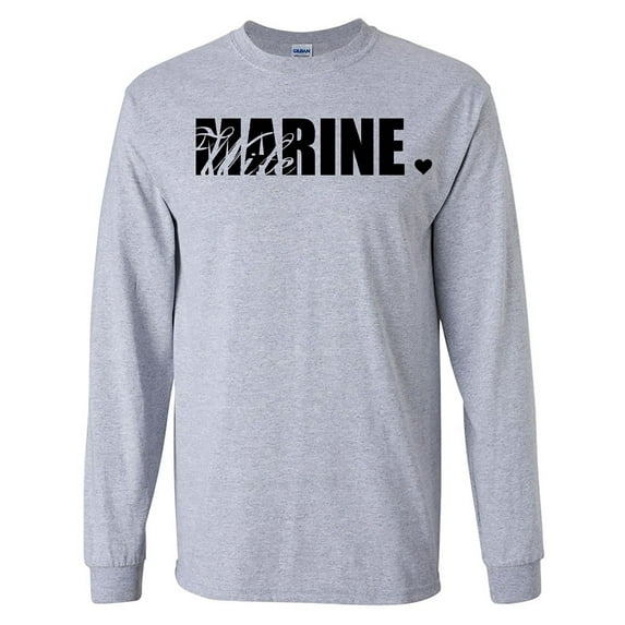 Marine Wife Long Sleeve T-Shirt