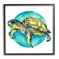 thumbnail image 1 of Marine Wildlife Sea Turtle Animals & Insects Graphic Art Black Framed Art Print Wall Art, 1 of 7