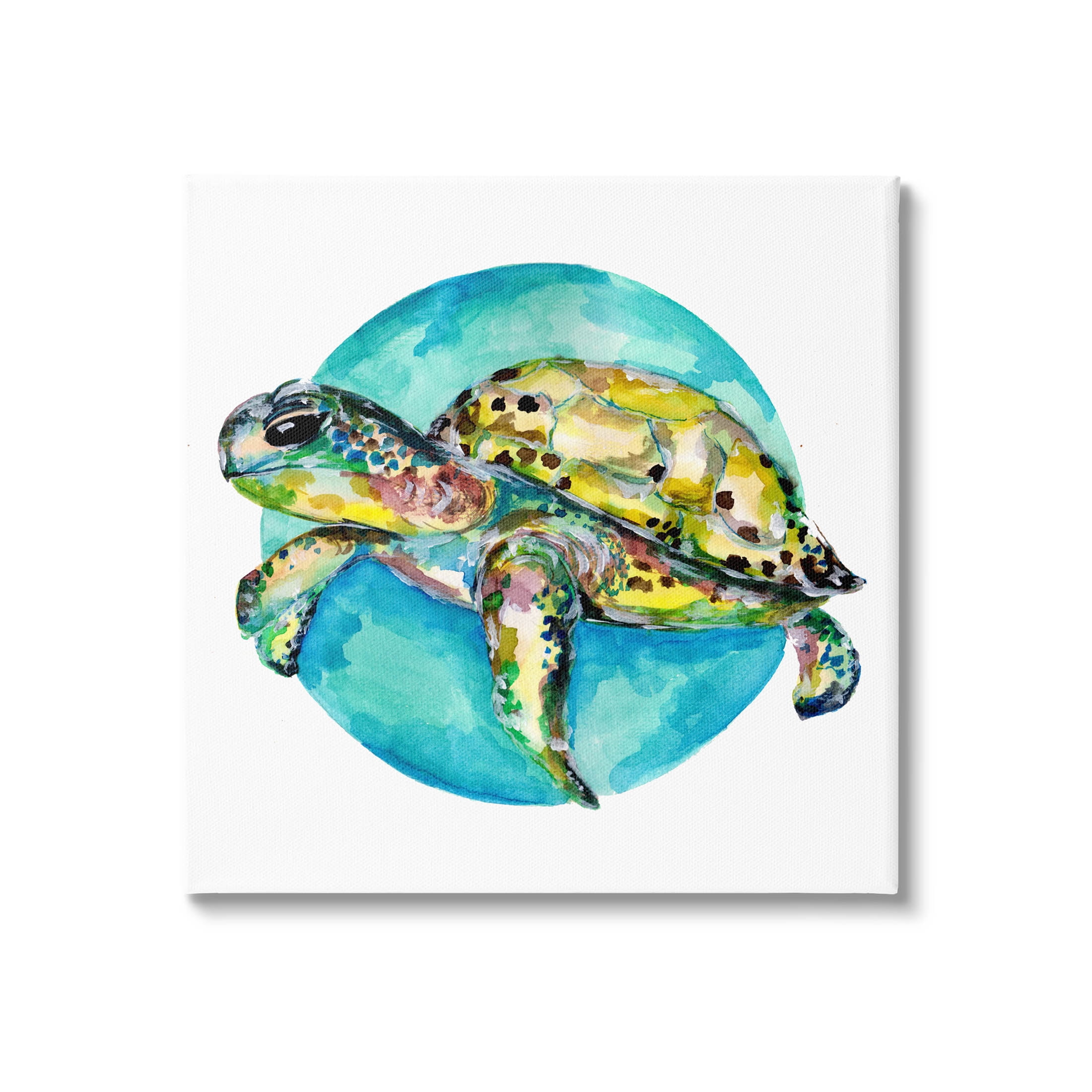 Marine Wildlife Sea Turtle Animals & Insects Graphic Art Gallery Wrapped Canvas Print Wall Art