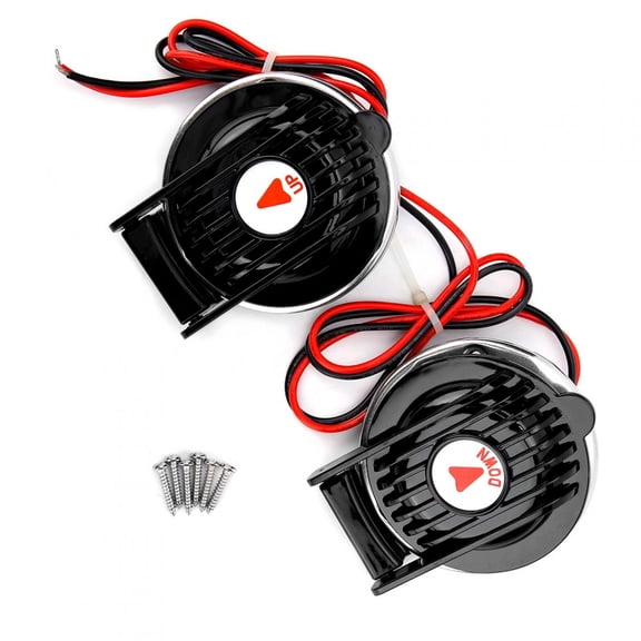 Marine Windlass Foot Switch Set (Up & Down), 12V/24V Universal Boat Anchor Winch Control Switch with Safety Cover, ABS Construction