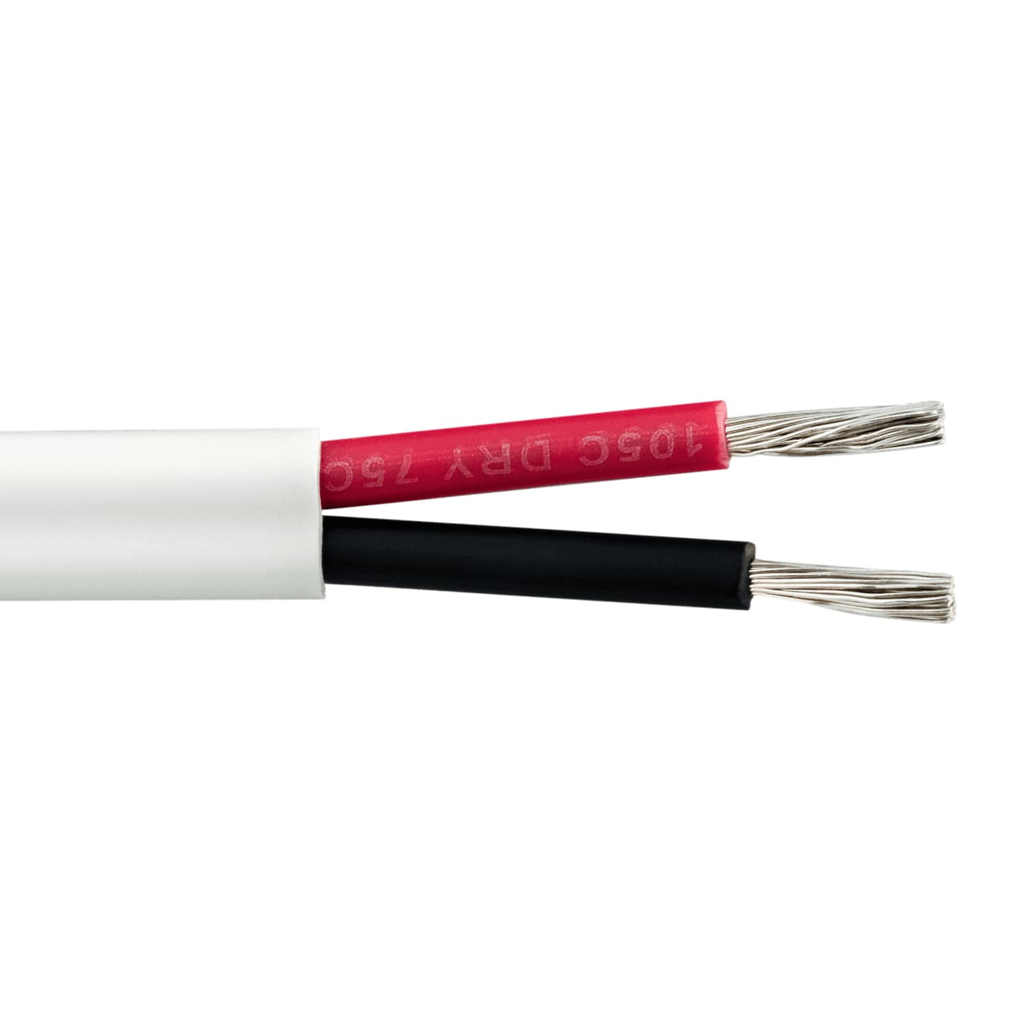 Marine Wire 12 Gauge Flat Duplex 12/2 Boat Wire (15 Feet) Heavy Duty