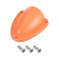 thumbnail image 1 of Marine Wire Cable Vent Cover, 1 Pack - Nylon Clamshell Hose Vent Cover with Screws (Orange, 2.91x2.64 Inch), 1 of 5